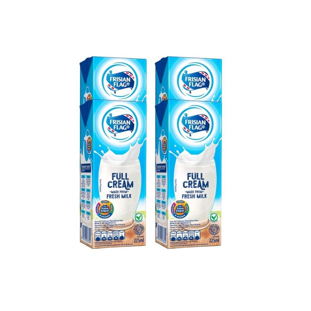 

Free Ongkir/ Frisian Flag Susu UHT Full Cream 4 x 225 mL