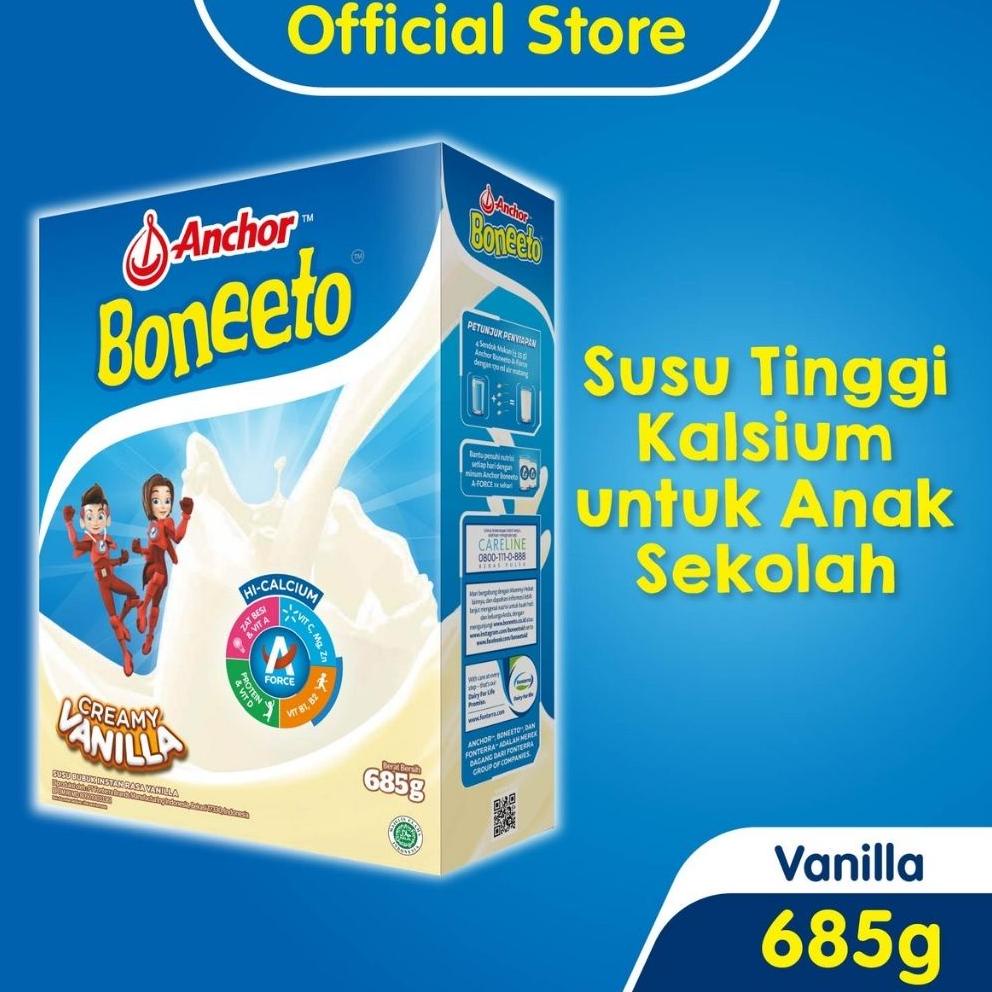 

Realpct Boneeto Susu Bubuk Anak Sekolah Creamy Vanilla 685g - Nutrisi Pertumbuhan Anak untuk Daya Pikir dan Tubuh Aktif