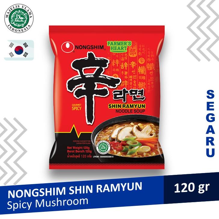 

[KODE 1920] Nongshim Shin Ramyun Gourmet Spicy Mie Instant Korea Halal MUI