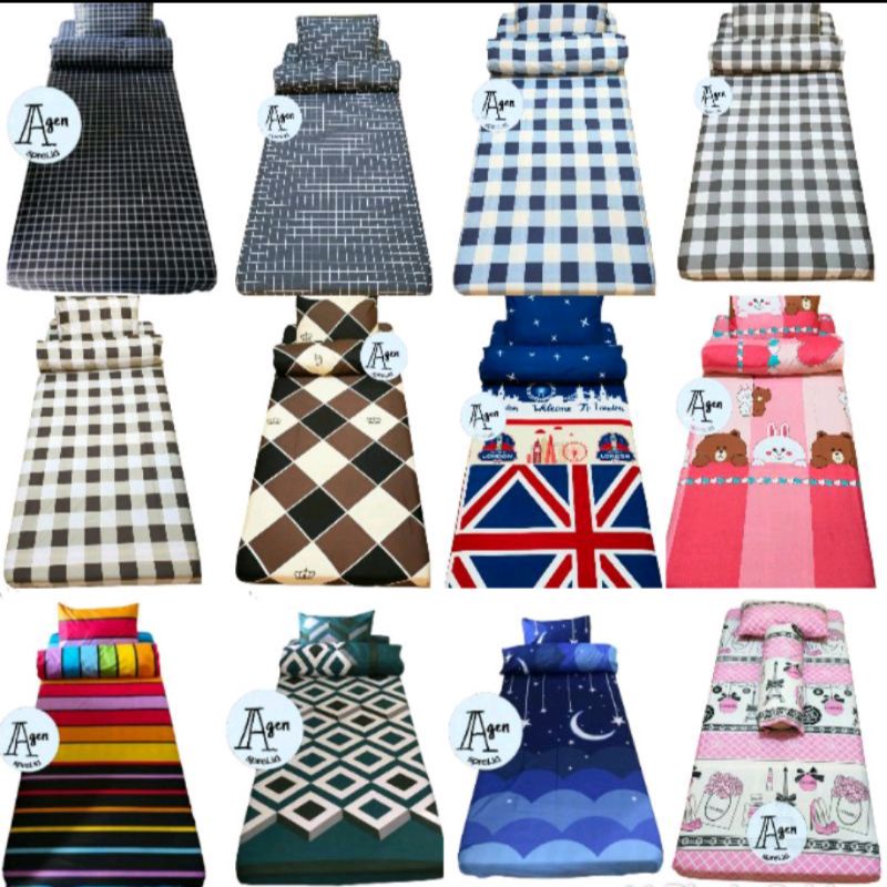 Sprei 100x200 tinggi 20 seprei kasur springbed kecil