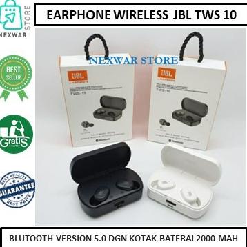 Terbaru Earphone Wireless Jbl Tws 10 Headst Bluetooth Jbl Tws10 Touch Tws-10