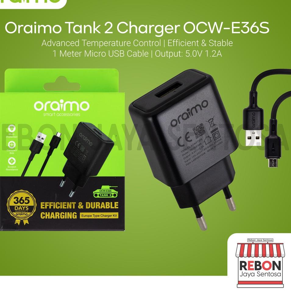 Original Charger ORAIMO OCW-E36S Lebih Bermanfaat