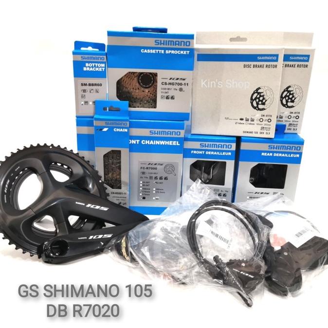 ___] Groupset SHIMANO 105 R7020 Disc Brake 11 speed