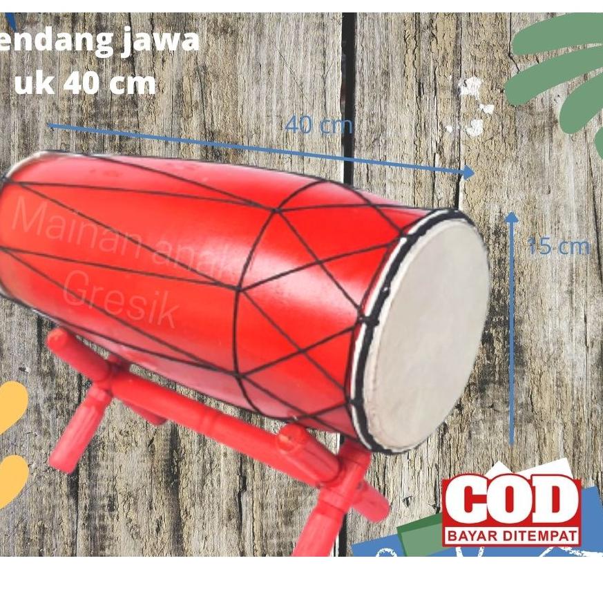 Garansi Tidak Rusak gendang anak ukuran 40 cm gendang jawa kendang jaipong gendang ketipung