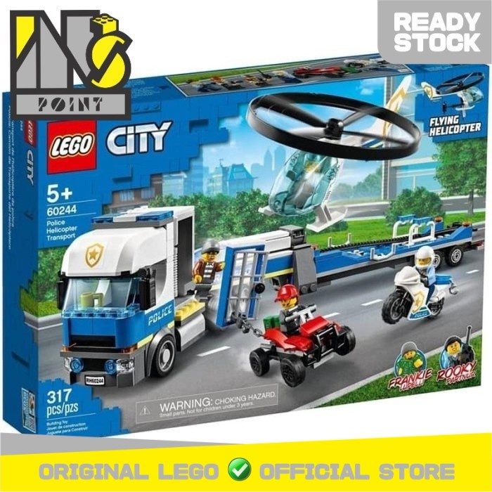 LEGO City - 60244 - Police Helicopter Transport