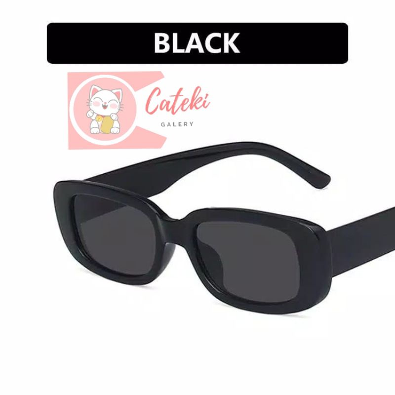 [CTK] PROMO Aksesoris Kacamata Fashion Pria/Wanita Sunglasses Korean INS Fashion SUNGLASSES TRENDY ANTI UV RADIATION / KACAMATA FRAME PERSEGI RETRO VINTAGE RINGAN