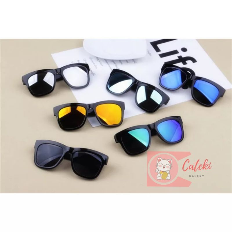 [CTK] PROMO Aksesoris Kacamata Fashion Pria/Wanita Sunglasses Korean INS Fashion ANTI UV RADIATION SUNGLASSES UNISEX FASHION TRENDY / KACAMATA RETRO VINTAGE ANTI RADIASI WANITA &amp; PRIA GAYA FRAME HITAM / KACAMATA KEKINIAN MURAH