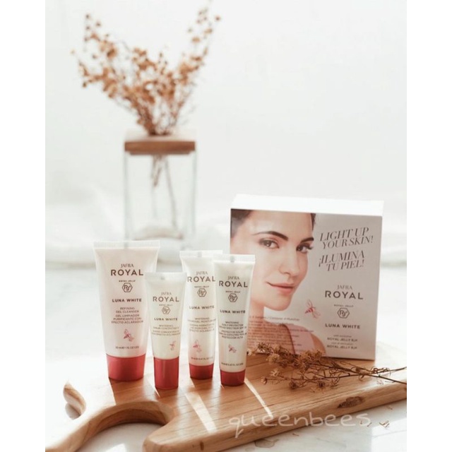 Jafra Travel Size Mini Tube Royal Jelly Luna White Skincare untuk Mencerahkan Wajah