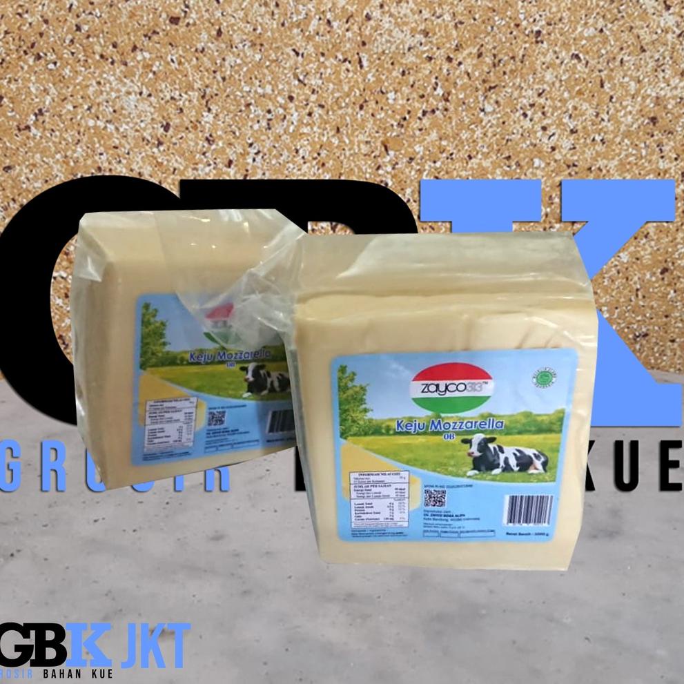 

B8K0N Mozzarella Cheese Zayco Oldenburger 1 Kg ➱Ready Stock