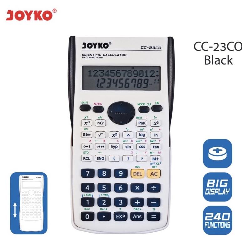 

KALKULATOR MEREK JOYKO CC-23CO SIN/COS/TAN/LOG