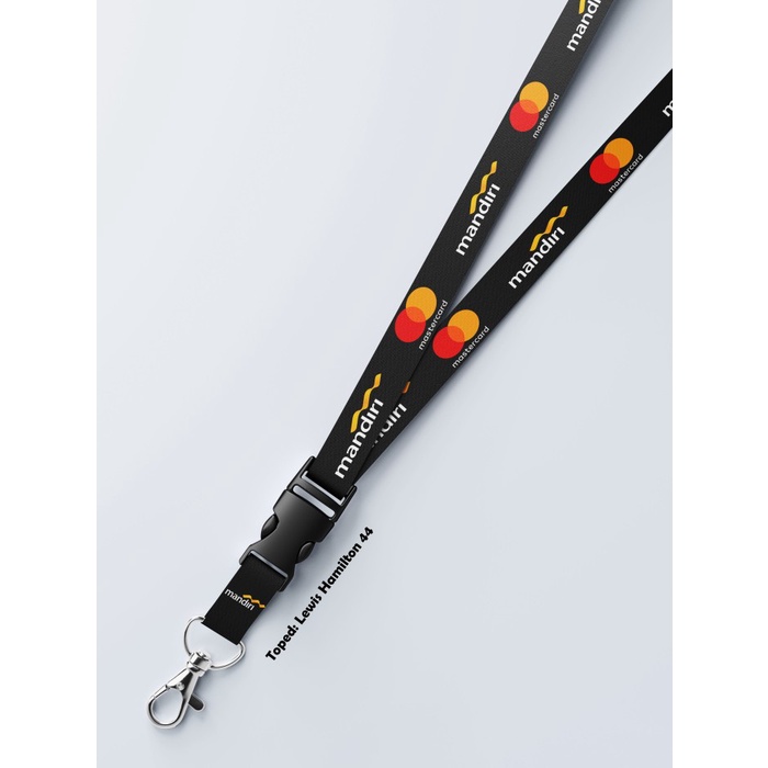 

Lanyard Dua Sisi Custom Satuan Bank Mandiri Mastercard