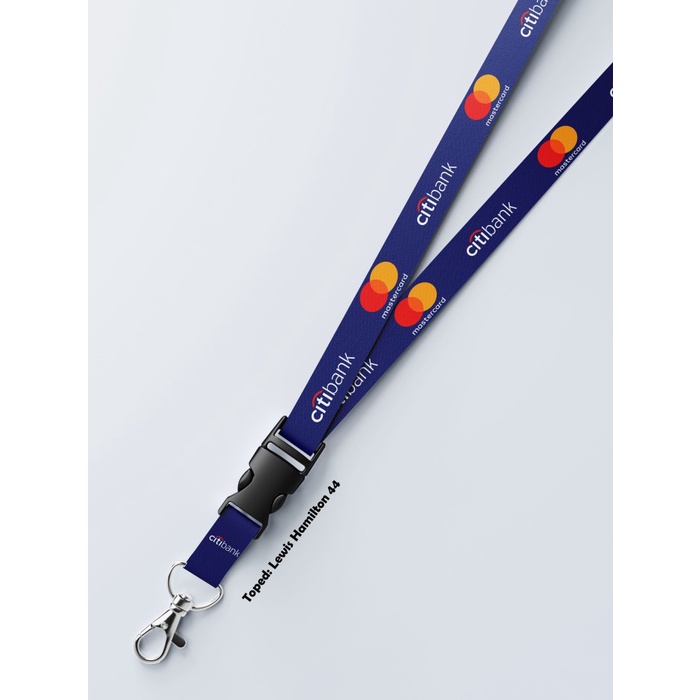 

Lanyard Dua Sisi Custom Satuan Bank Citibank Mastercard