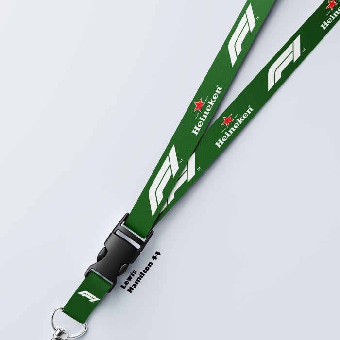 

Lanyard F1 Formula 1 Heineken Partnership Dua Sisi Bisa Satuan