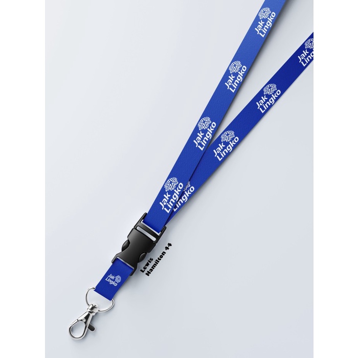 

Lanyard Logo Transjakarta Jak Lingko Dua Sisi Bisa Satuan Custom