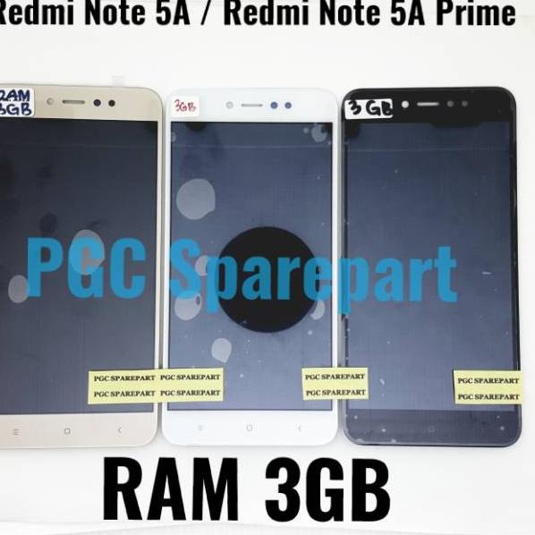Ngetrends Original OEM LCD Touchscreen Fullset Redmi Note 5A RAM 3GB / Note 5A Prime RAM 3 GB -2 lub