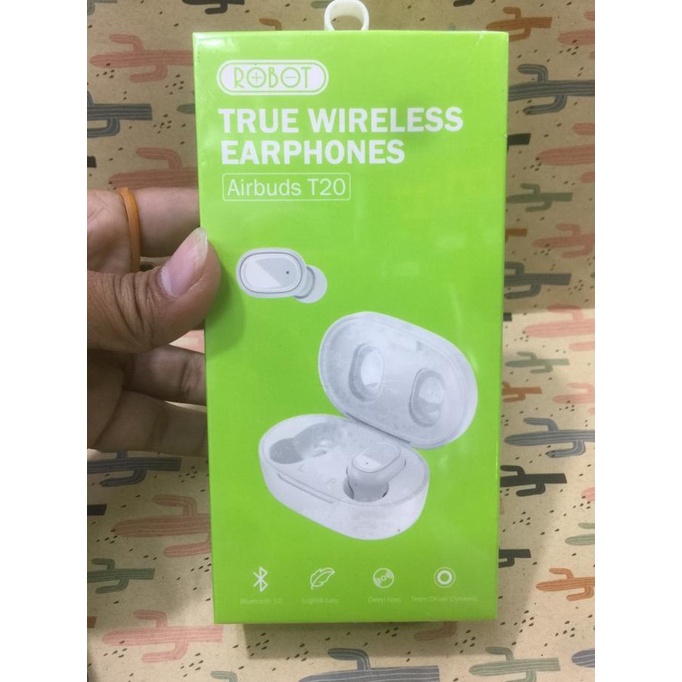 Terbaru Headset Tws True Wireless Earphone Robot Airbud T20 Original