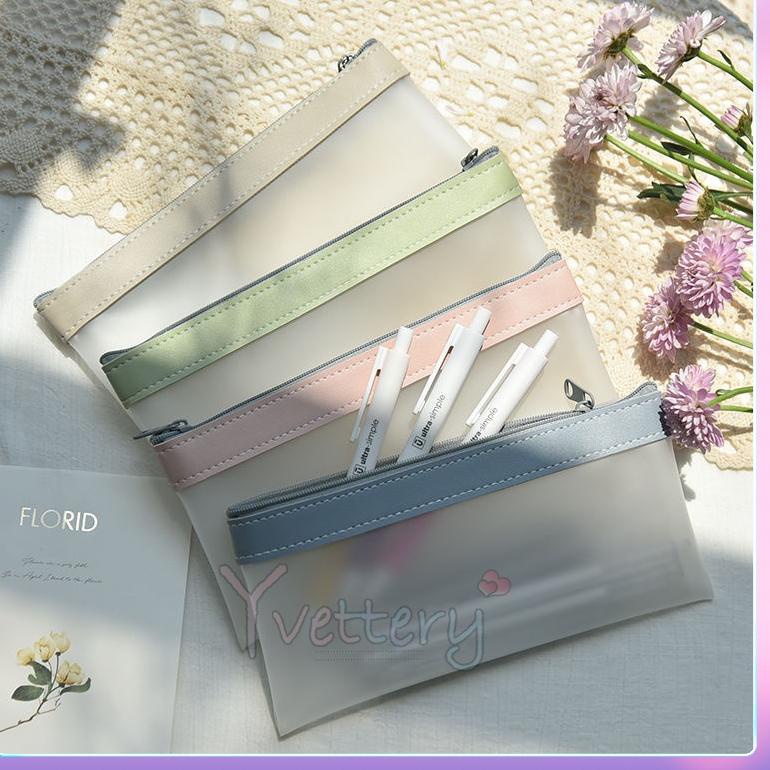 

[VIRAL !!!] ❤️Mini Pouch Transparant Travel Make Up Hp Lucu Mudah Dibawa Kotak Alat Tulis / Warna Warni School Pouch / Tas Pensil Praktis Sekolah Kapasitas Besar INS Portable yy COD [KODE 025]