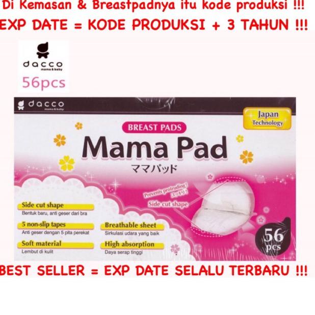 Trend Product Gratis Mini Gold Mamapad Breastpad isi 56 / 24 pcs 3D Side Cut Shape Dacco / Mama Pad 