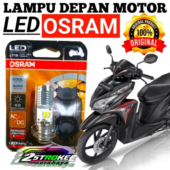 Dop/Bohlam/Lampu Depan/Utama Led H6 Osram Putih Honda Vario Techno 125 Promo