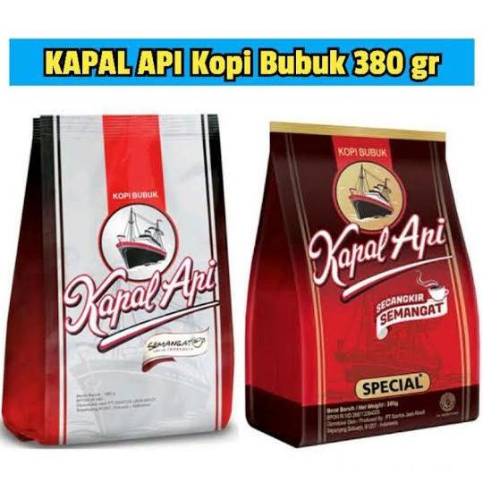 

Update - MUMTAAZZTORE KAPAL API Kopi Perak Timah / Merah Special 380gr ~