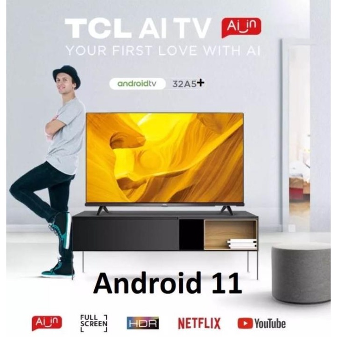 Tcl 32A5 Android Ai Smart Tv Hd Led Tv 32 Inch
