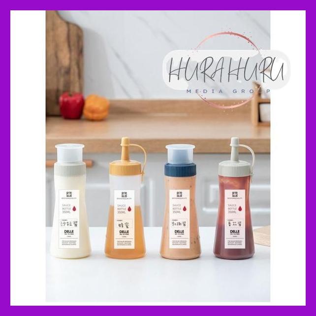 

Delle Botol Sauce Tomat Ketchup Salad Dressing Jam Honey Anti Tumpah Murah Banget !!