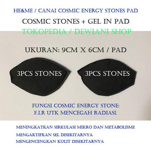 Terlaris Bandana He&Me Canai Cosmic Energy Stone Pad Bag (Sepasang)