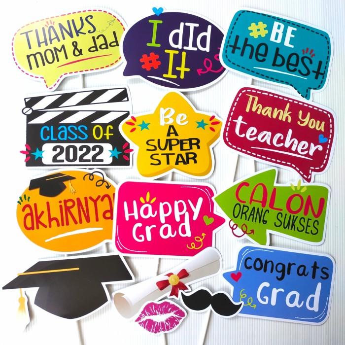 Terlaris Graduation Cf Star Props Photobooth