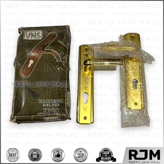 Termantab] VNS Gagang Handle Pegangan Kunci Pintu Rumah Tanpa Body Y380 L