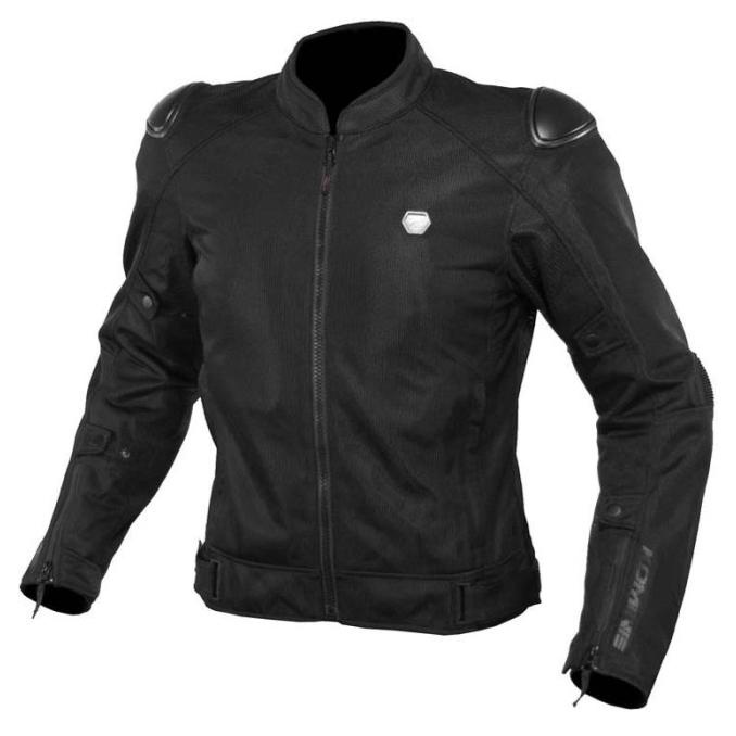 SALE KOMINE JK-147 PROTECT STREET MESH BLACK RIDING JACKET JK 147