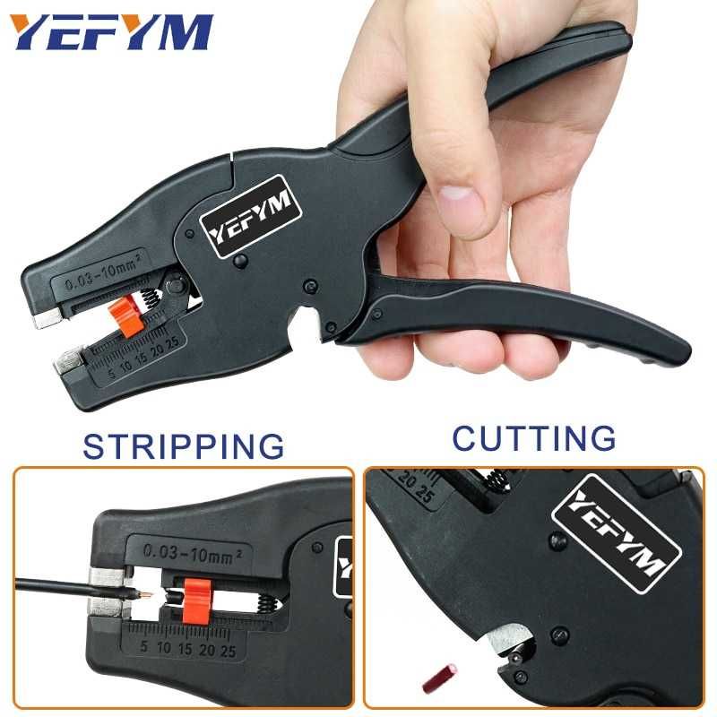 YEFYM Tang Kabel Multifungsi Wire Cutter Crimper Pliers 0.03-10 mm2 - 32-7AWG