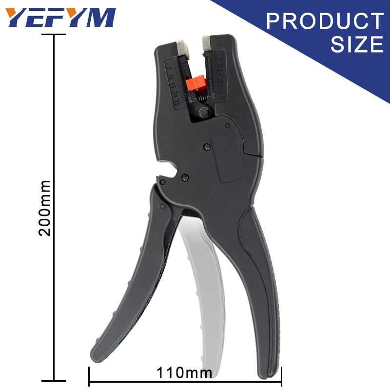 YEFYM Tang Kabel Multifungsi Wire Cutter Crimper Pliers 0.03-10 mm2 - 32-7AWG