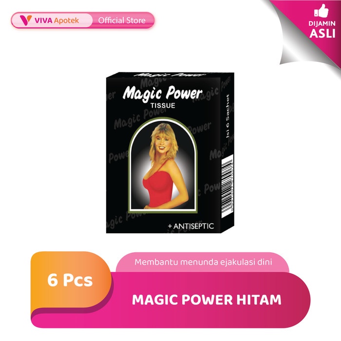 Magic Power Hitam Tisu Magic (6 Pcs)