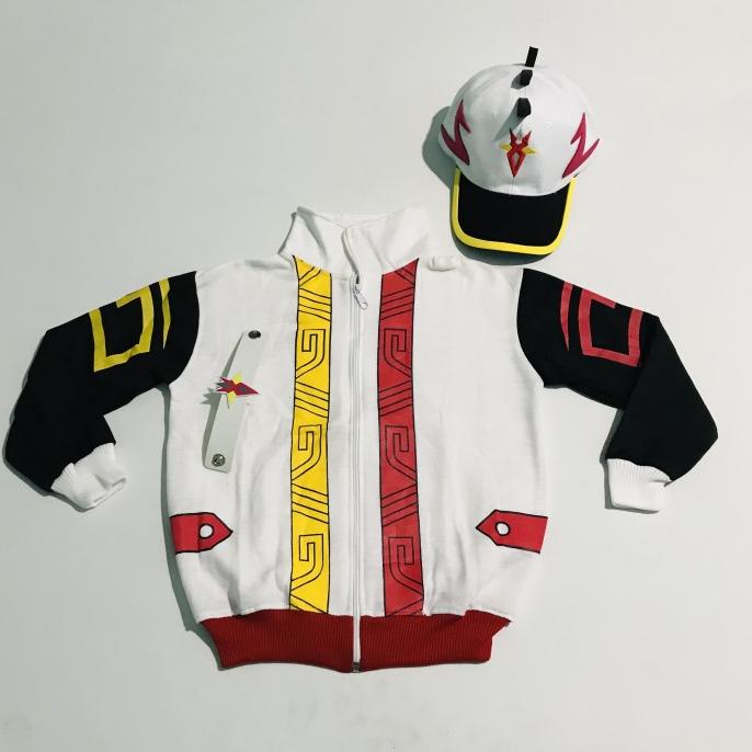 Topi jaket boboiboy supra free gelang