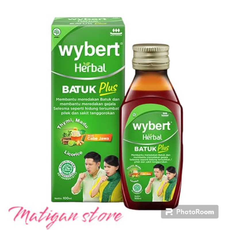 

Wybert Herbal Batuk Syrup Botol 60ml