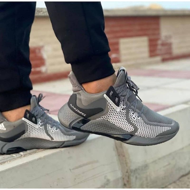 Sepatu Olahraga Pria Adidas Alphabounce Instinct Grey Kualitas Original Premium Import