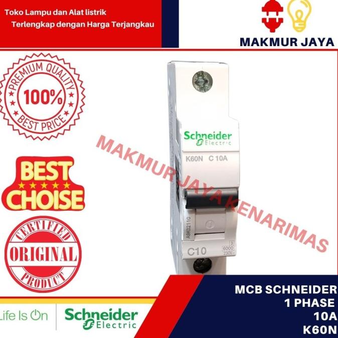 Mcb Schneider 1P 1Phase Original Murah/Mcb Schneider 6A 10A 16A 20A