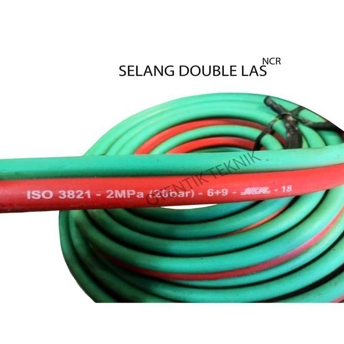 NCR SELANG DOUBLE 7 METER - SELANG LAS DOBEL NCR 7M ORIGINAL