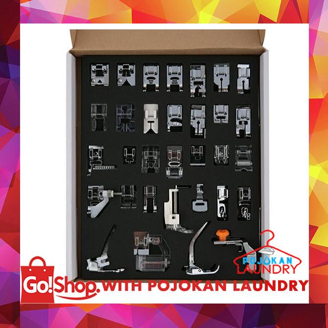 Sepatu Set 32 Pcs Set Mesin Jahit Portable