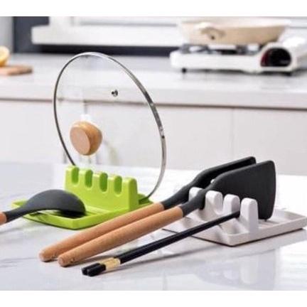 Tatakan Sutil Tatakan Alat Masak Rak Spatula Sutil Tutup Panci - BHTC
