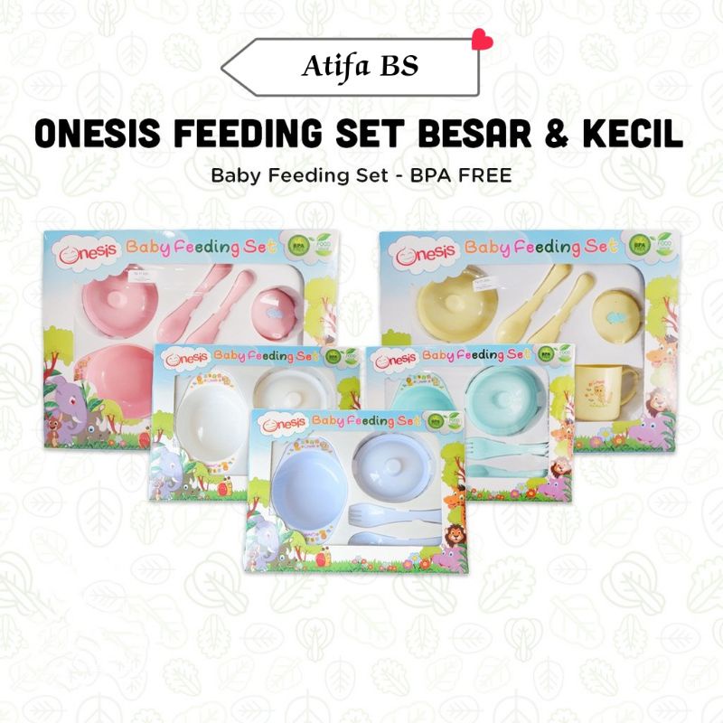 Onesis BABY FEEDING SET / Feeding Set Tempat Makan Anak Bayi / Set Makan Anak
