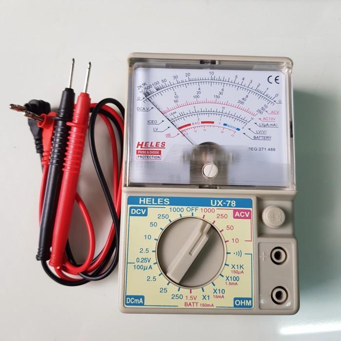 Multitester Heles Analog UX 78/Avometer Analog Heles UX 78