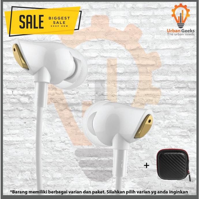 Headset Rock Zircon Original Earphone IEM Headset Stereo Bass