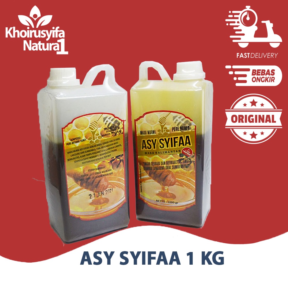 

MADU KALIMANTAN ASY SYIFAA PURE HONEY 1 KG | ASYSYIFAA | ASY SYIFA | ASYSYIFA