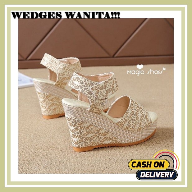 Sandal Wanita /Sandal Flat / Sandal Rumah / Sandal Wedges Baru /Fashion Korea Import Real Pict Wedge