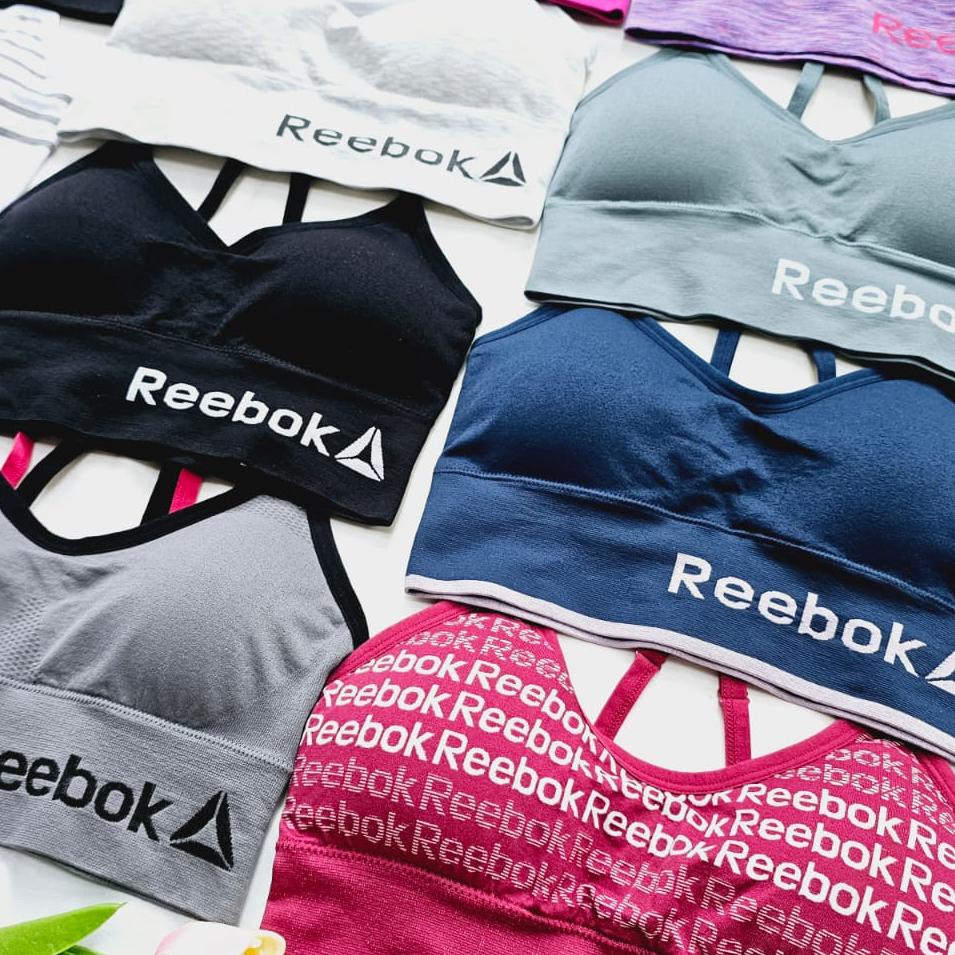 ✨SHOPEE MALL✨ RE*BOK Women Sport Bra - Bra Olahraga Wanita - 3801 serbuuu 