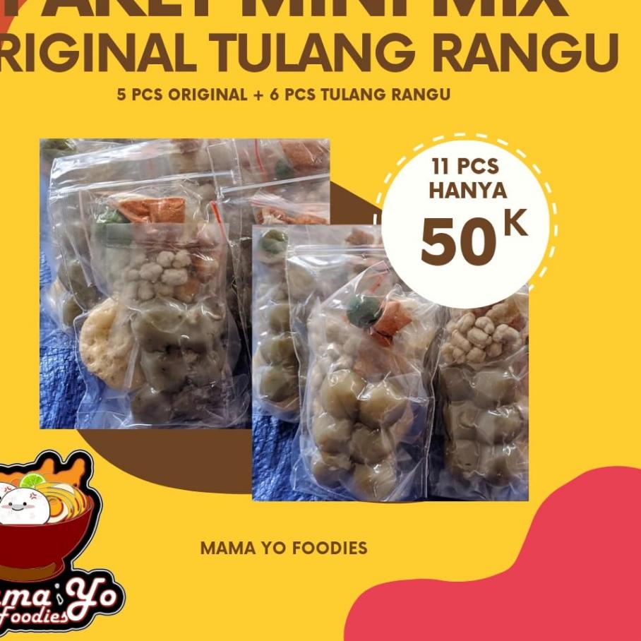 

Terbaru 12.12 Paket Mini Mix Original Tulang Rangu MYF 11pcs serbuuu !