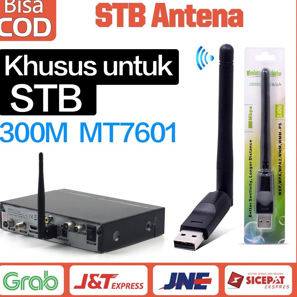 Terbaik Bulan Ini Buy 3 Free Gold USB Wifi Set Top Box MT7601 300M Dongle STB Adapter Antena Wifi PC