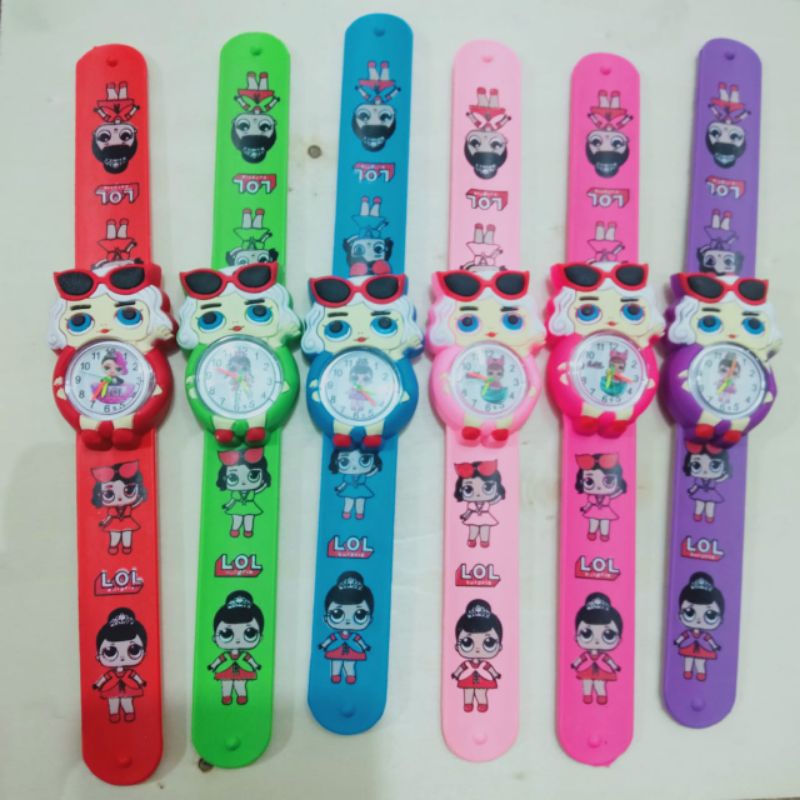 Jam Tangan Anak Perempuan Ceplok Tepuk Karakter Lol