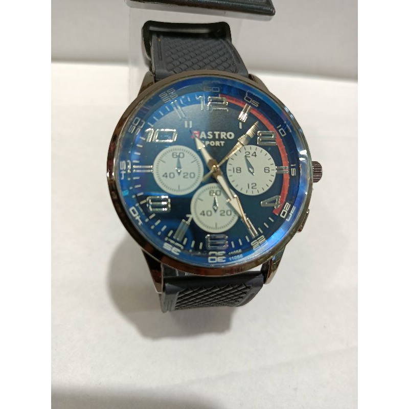 JAM TANGAN PRIA ANALOG TALI RUBBER